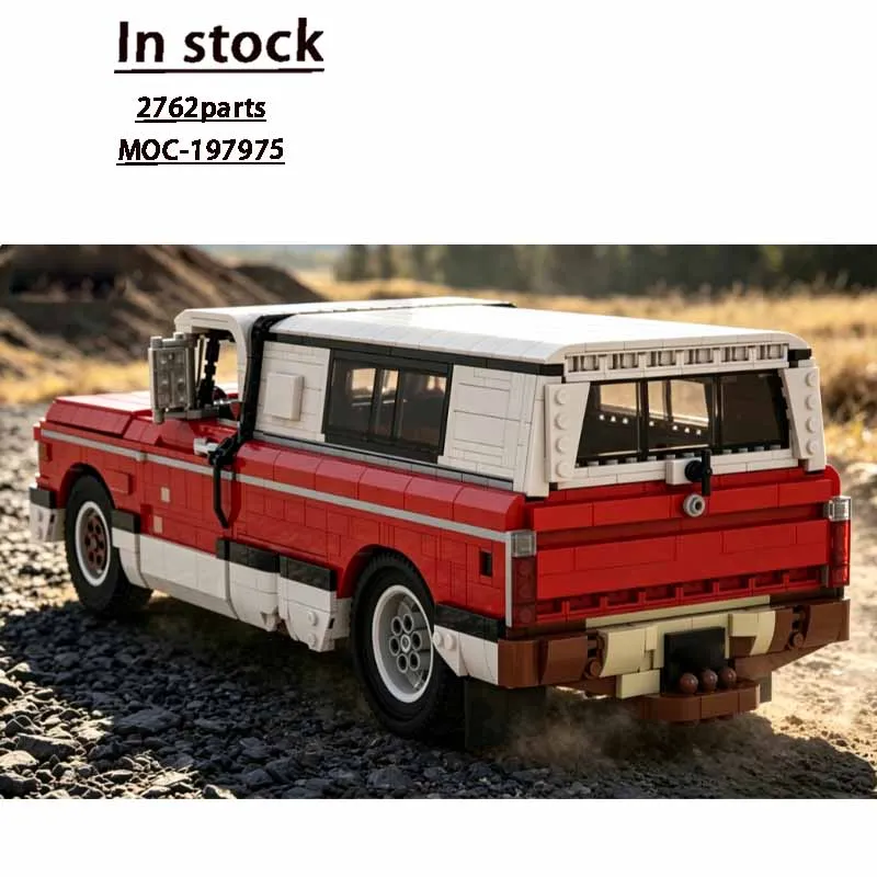 MOC-197975 New Classic Farm Truck Sports Car Racing Building Blocks Model 2762 Pieces MOC Creative Boy's Birthday Toy Gift