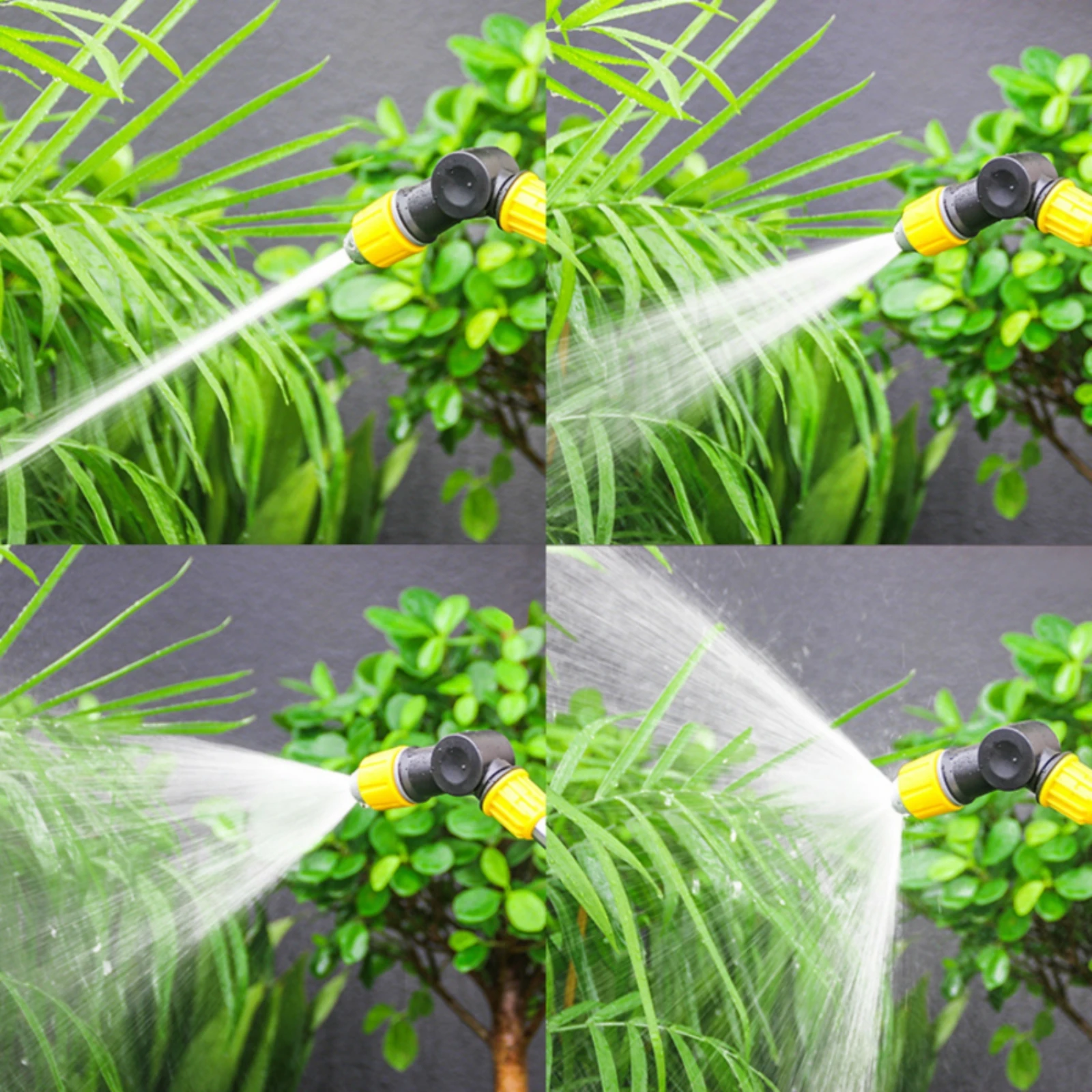High-Pressure Spray with Adjustable Nozzle Hand-Held Watering Wand with Extension Tube Garden Hose Sprayer Sturdy Non-Slip