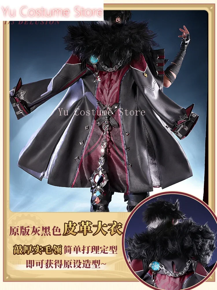 

Three Point Delusion Genshin Impact Wriothesley Duke's Costume Men Cosplay Costume Cos Game Anime Party Uniform Hallowen Play
