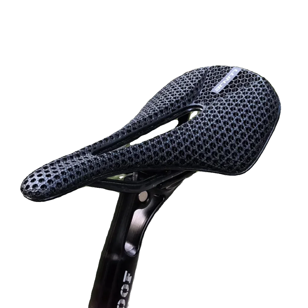 Road Mountain Bike Carbon Seat Cushion 3D Printing Hollow Breathable Competition-Level Ultra-Light Seat Cushion