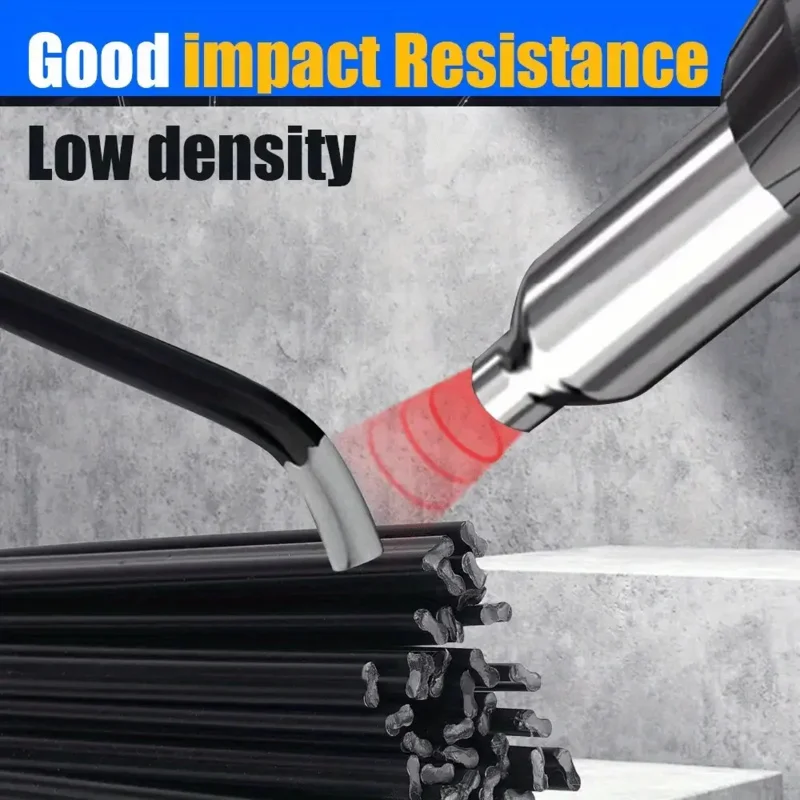 50/100pcs 7.87 Inch Durable PP Plastic Welding Rod | Car & Motorcycle Repair, Compatible with 100W-600W Welding Machines