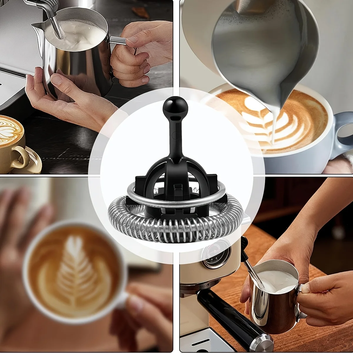 Batedores de espuma de leite, substituição de batedor para batedor de leite, peças de reposição para batedor de leite, acessórios para máquina de café