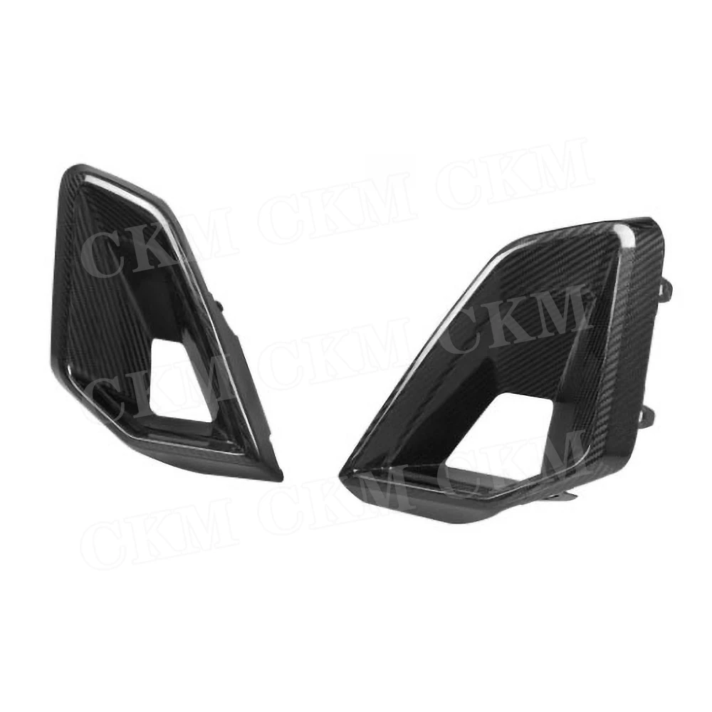 

Carbon Fiber Front Bumper Fog Light Air Vent Cover Trim Outlet Intake Frame For BMW X5 G05 G18 LCI M Sport 2023+ FRP Body Kits