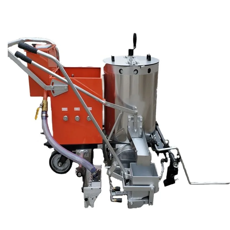 Self-propelled Vibration Road Marking Paint Machine for City Roads Sign Machine Road Double Cylinder Road Marking Machine