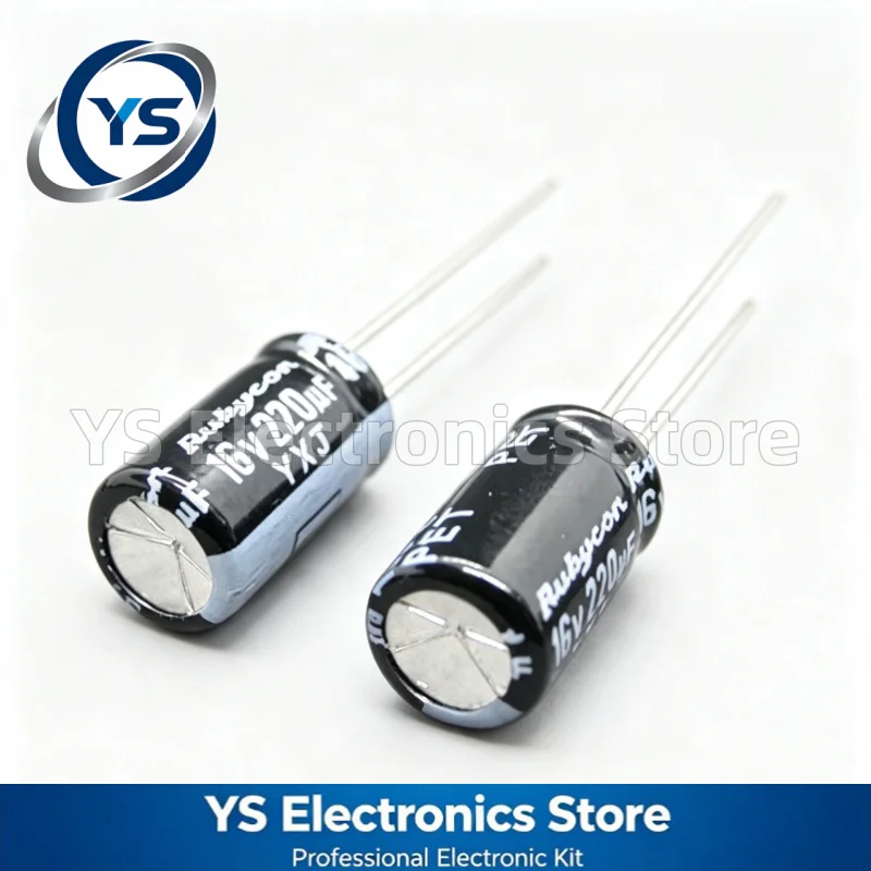 Rubycon YXJ Series 16YXJ220M6.3X11 16V220UF 220UF16V 6.3x11mm 16V 220UF Imported Electrolytic Capacitor Brand New Genuine Japan