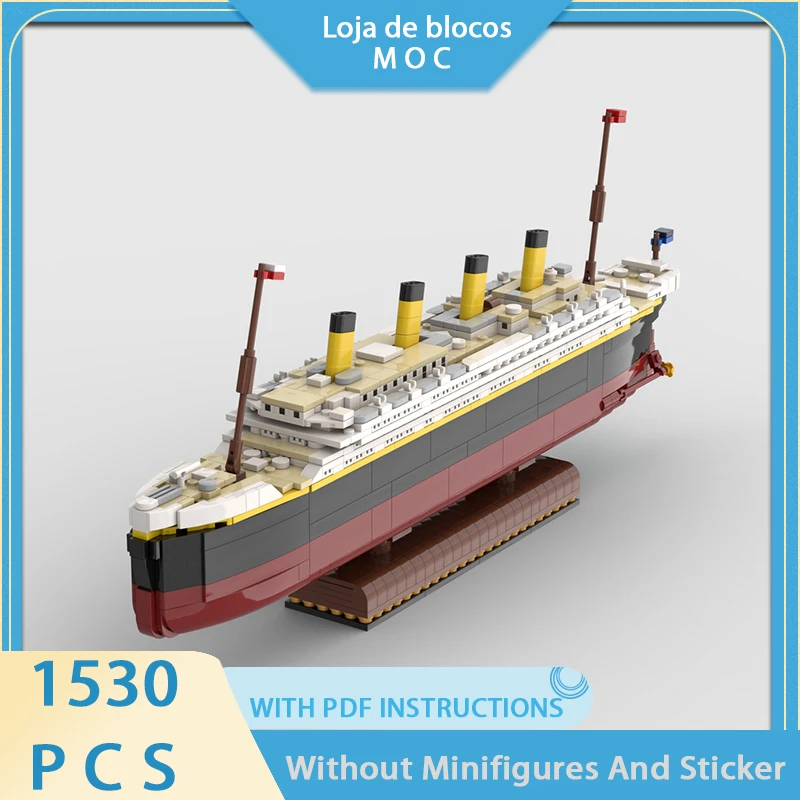 

Изысканный новый конструктор MOC: модель Титаника, технологичный модульный набор для сборки, детская игрушка, подарок, DIY-набор для самостоятельной сборки.