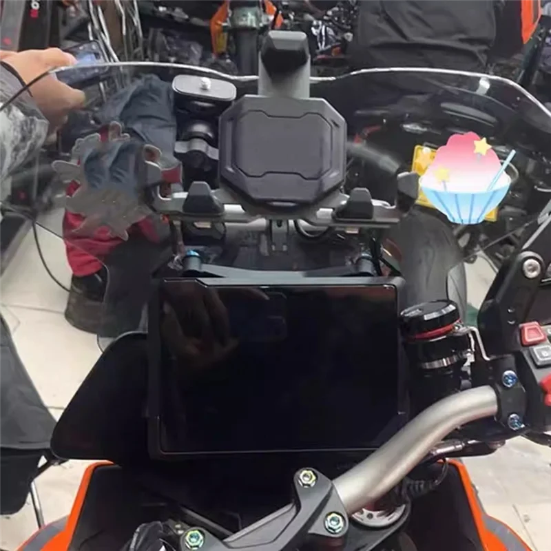 ل 1290 سوبر مغامرة S R 2021-2025 اكسسوارات دراجة نارية حامل هاتف الملاحة جبل قوس