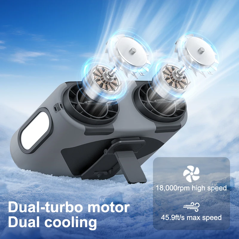 15000mah-waist-hanging-neck-fan-6-speed-strong-wind-dual-air-vents-led-display-for-sports-courier-outdoor-working