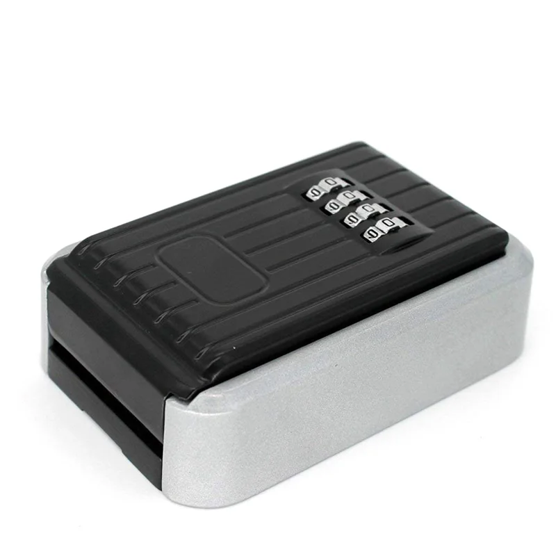 【Получшенные предложения】3X коробка с замком, 4-значная комбинация, водонепроницаемая коробка, устойчивая к атмосферным воздействиям, убежище для ключей с с с сбрасываемым кодом, настенное хранилище для ключей Mou