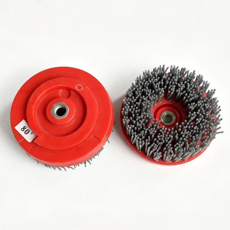 5 Inch 125mm Round Abrasive Cleaning Brush Circle Antique Brush For Grinding Stone Marble Granite Concrete Floor