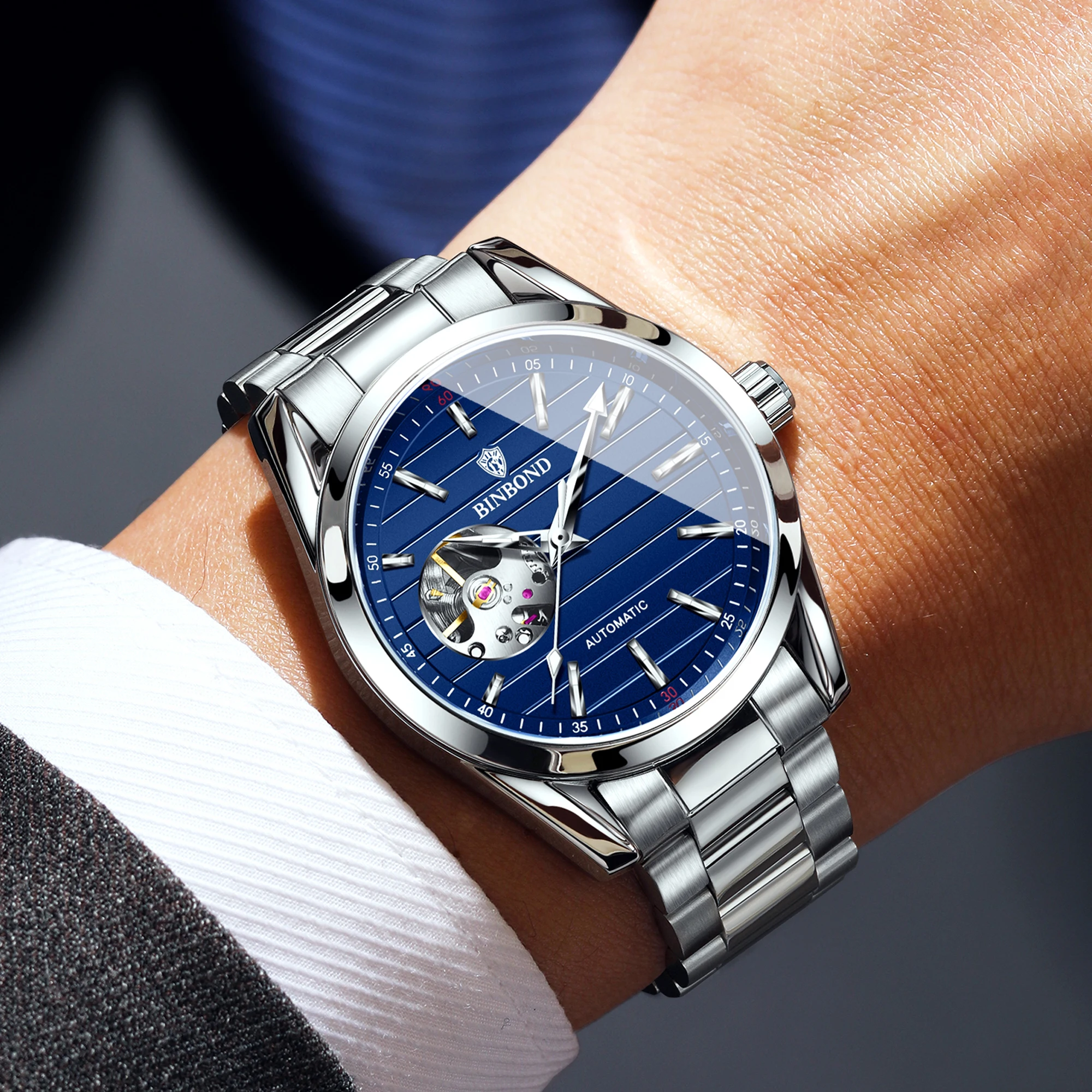BINBOND Luxe Mechanische Heren - Tourbillon Movement Watch recensie en prijs