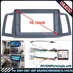 For 2004-2007 JEEP GRANDCHEROKEE 10.1INCH Car dvd radio Android Host speaker decoder MP3 MP5 fascia multimedia fasica frame