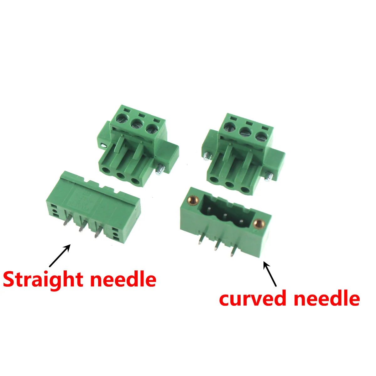 1pcs JM2EDGKM-5.08MM male female with fixed ear wiring terminal bent pin seat EDGRM5.08MM plug-in type