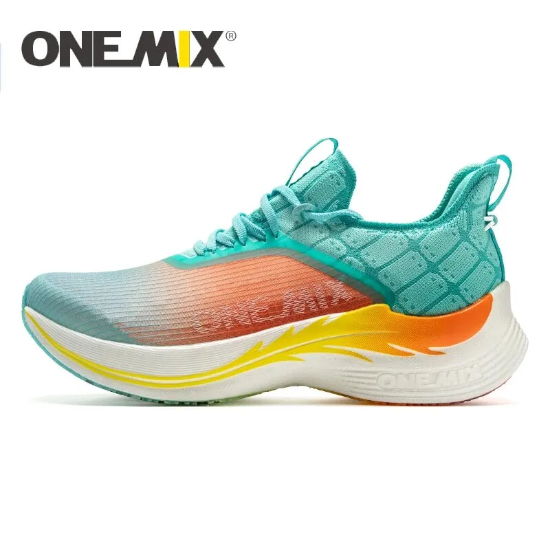 ONEMIX Carbon Plate Marathon Running Racing Shoes Profesjonalne stabilne wsparcie Ultralekkie sportowe trampki odbijające wstrząsy