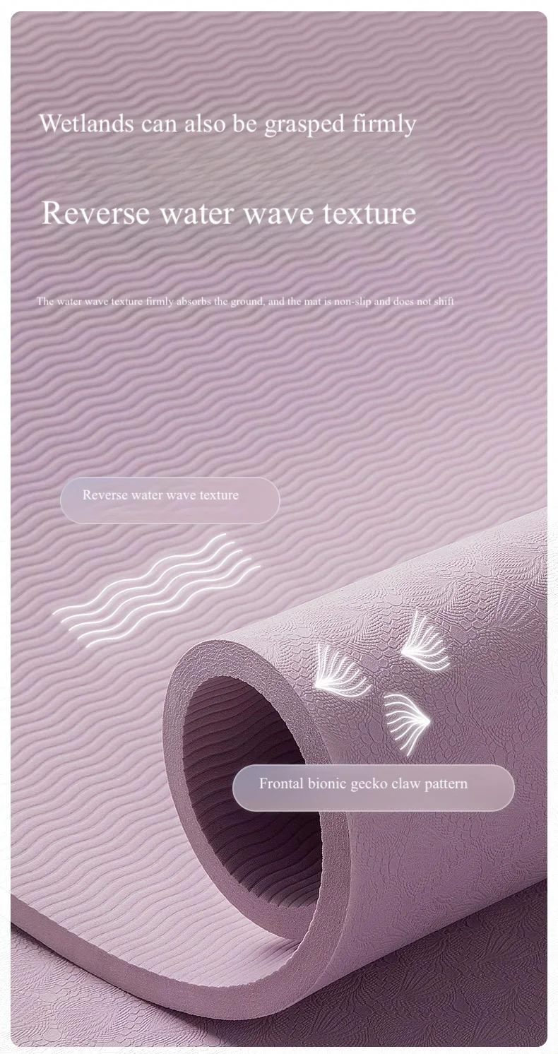 Estera de yoga y estera de ejercicio para uso doméstico, mujeres: específico, absorbente de golpes, silenciosa, nuevo modelo 2025, antideslizante profesional