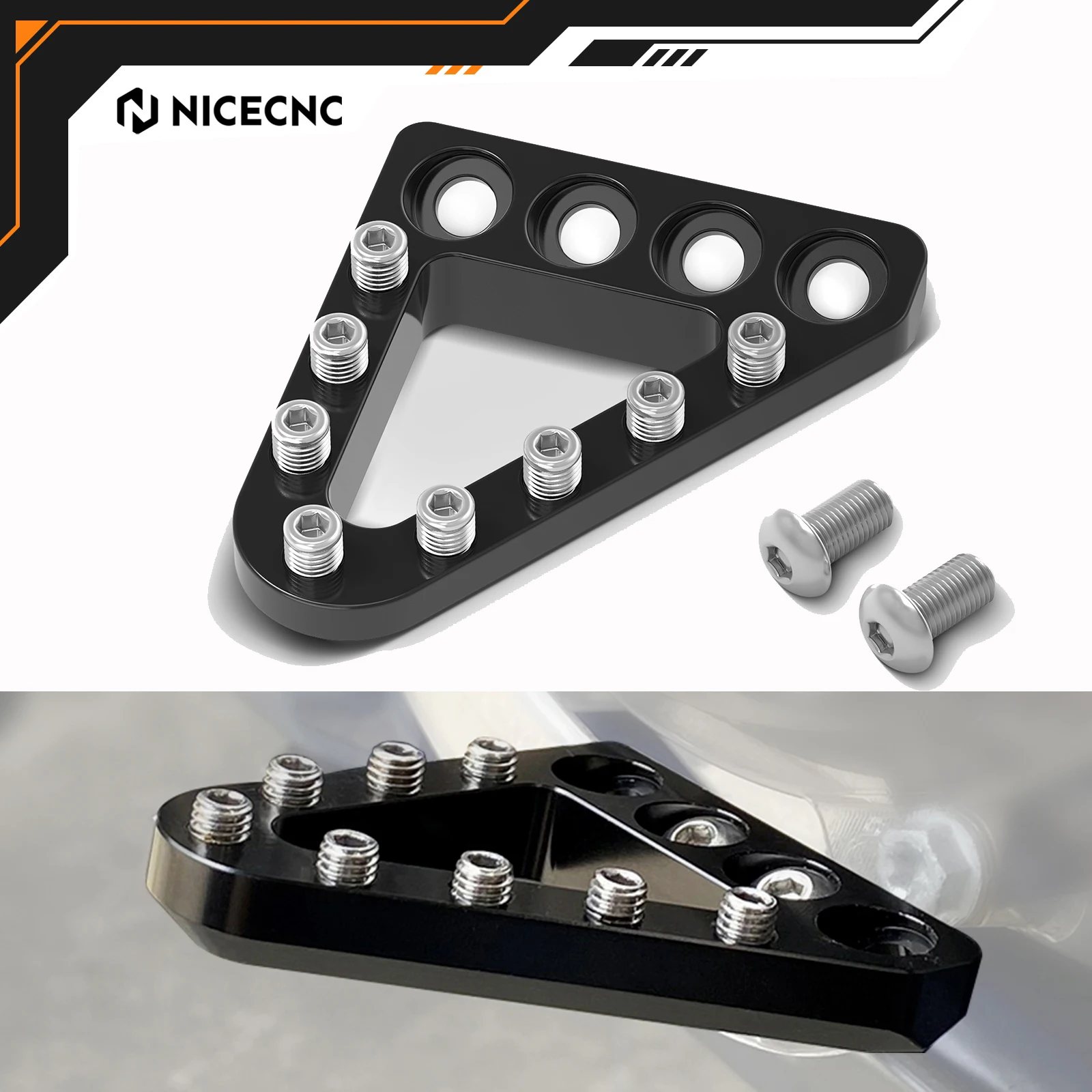 

NICECNC For KTM EXC 300 TPi SX125 SXF 450 EXCF 350 XCW 500 XC XCF 2017-2022 For Husqvarna GasGas Brake Pedal Tip Pads Adjustable