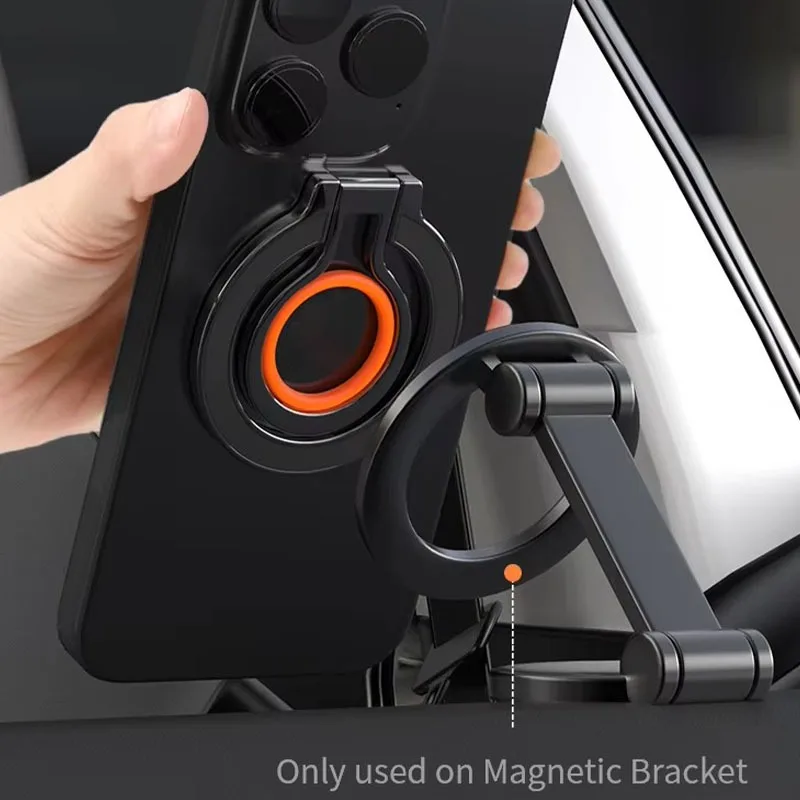 Magnetischer Handyhalter 360° °   Klappring-Magnethalter für Magsafe, starker Magnet, Silikon-Metallhalterung für Samsung iPhone