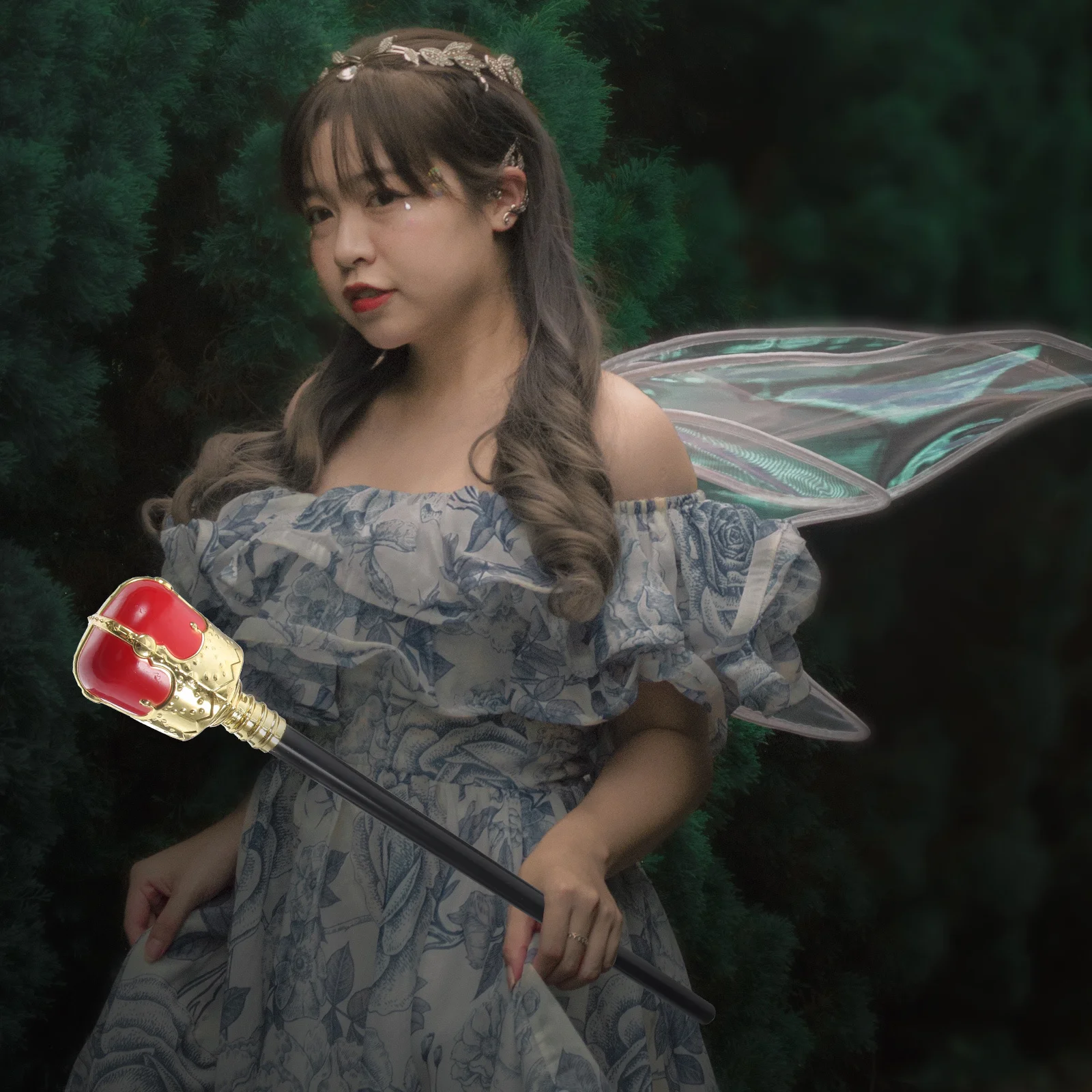 

2 шт. реквизит король скипетр для Хэллоуина, дня рождения, костюм, украшение, театральный маскарад, косплей, палка унисекс