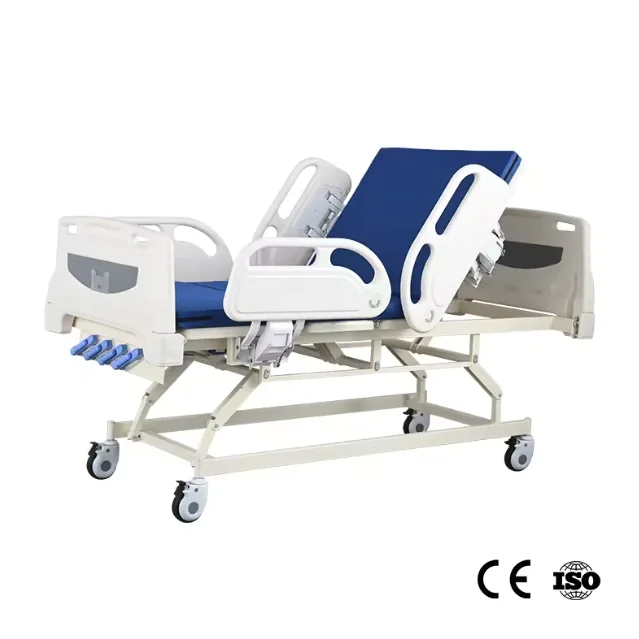 Multifunctional 5 Crank Manual Electric  Hospital Examination Bed Home Care Medical Equipment