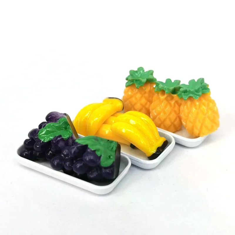 1/12 スケールドールハウスミニプレート皿セットシミュレーションキッチンモデルドールハウス装飾用、ごっこ遊び人形アクセサリー