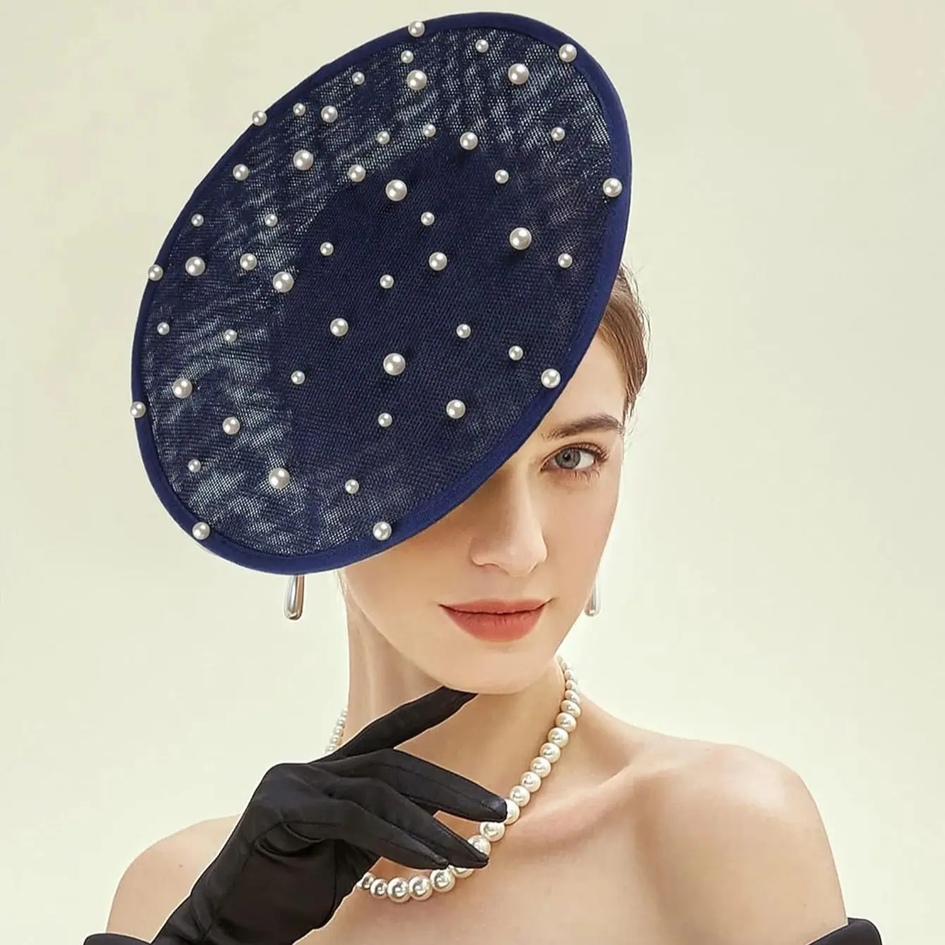 

Лидер продаж, высокое качество, прямые продажи с фабрики, жемчуг Sinamay, очаровательная шляпа, модная формальная женская шляпа, украшение для фестиваля, танцев