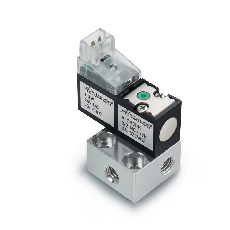 High Quality Long Life FPM12v/24v Normally Closed Electric 2/3 Way Solenoid Valve for air