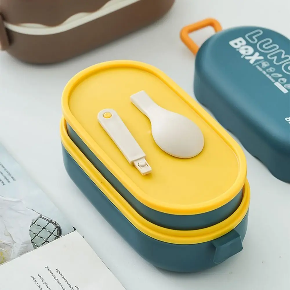 

Easy-Clean Sealed Portable Lunch Box Reusable 850ML Divides Food Container 3 Grids Detachable Food Storage Crisper Travel