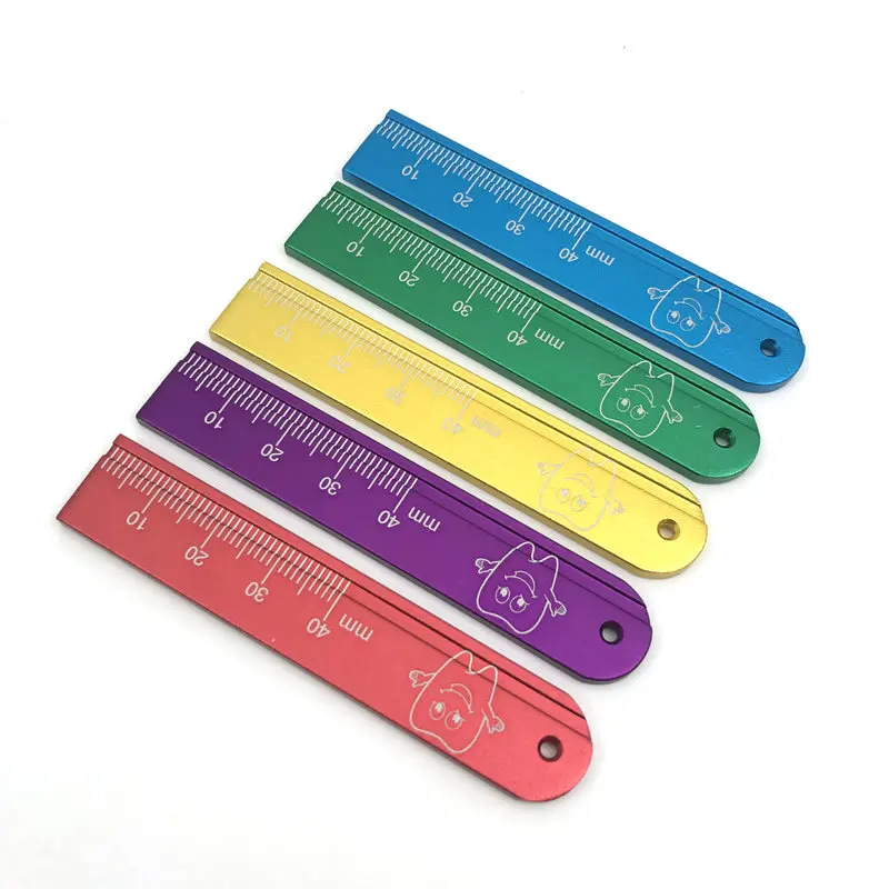 1pcs Dental Span Measure Scale Endo Rulers Aluminium  Endodontic Finger Rulers high temperature Dentist Tools Materials