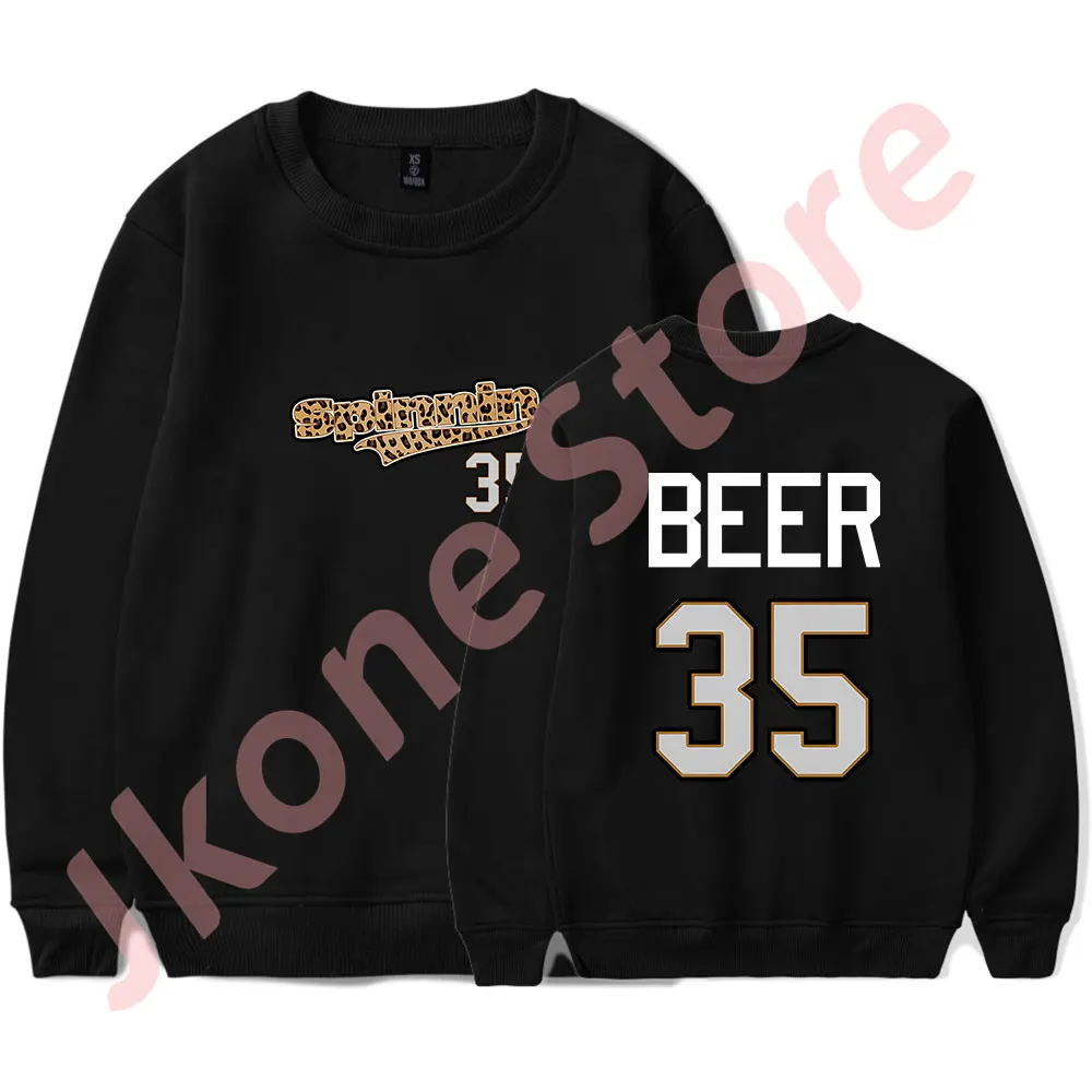 Madison Beer 35 Logo Crewneck 2024 Spinnin Tour Merch Cosplay Women Men Fashion Casual Long Sleeve Sweatshirts