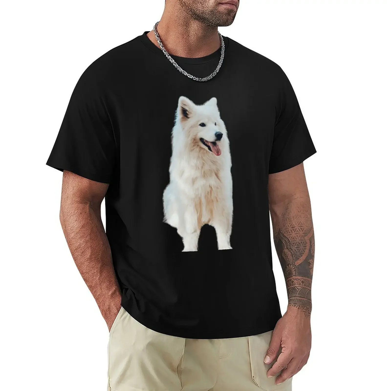 Husky dog with a piercing look T-Shirt aesthetic clothes vintage clothes cheap stuff shirts graphic tee men