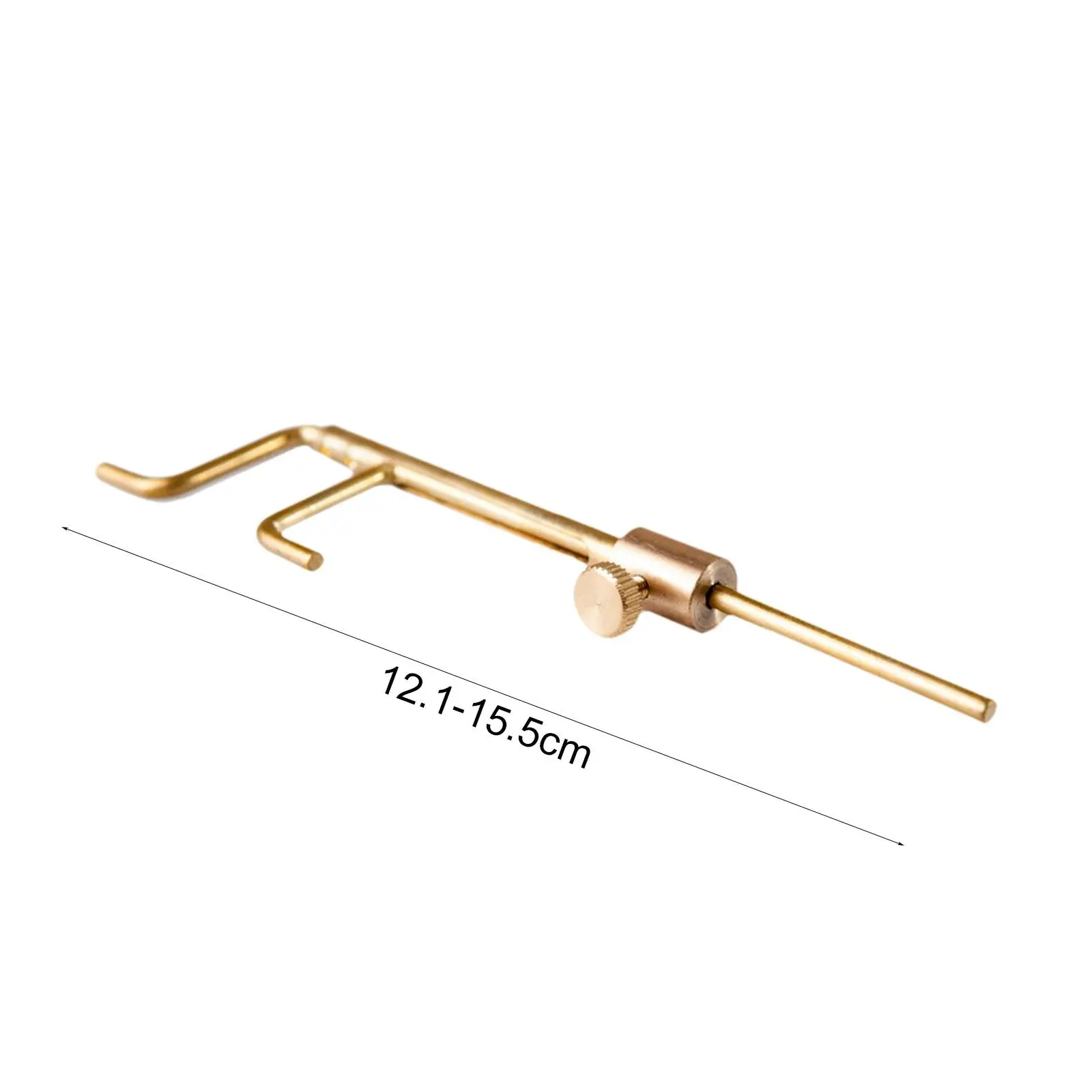 Adjustable Violin Sound Post Gauge Brass Measurer Insert Tool Violin Accessories for Luthier Soundpost Installation Maintenance