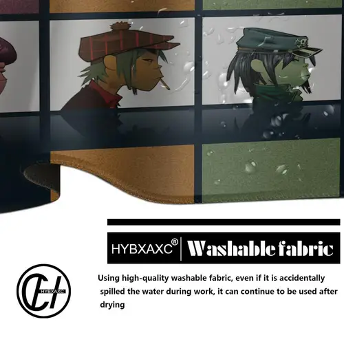 Imagen 2 del producto Alfombrilla de ratón Rock Gorillaz Demon Days, accesorios para juegos, Protector para oficina, portátil, gabinete para jugadores, antideslizante
