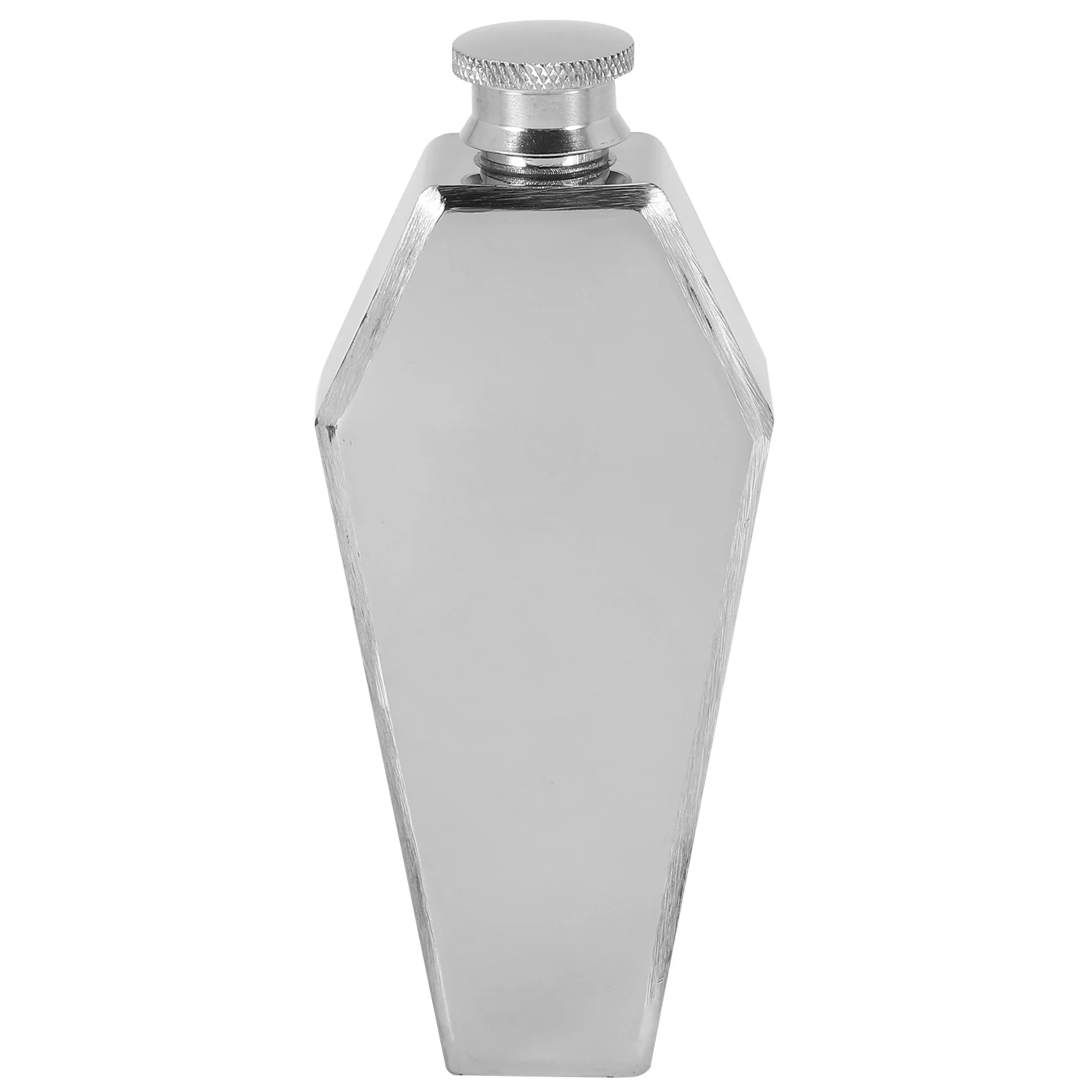 T71C Mini Hip Flask 100ML Personalized Coffin Shape Stainless Steel Portable Flagon Travel Wine Pot Bar Supplies Men's Gift