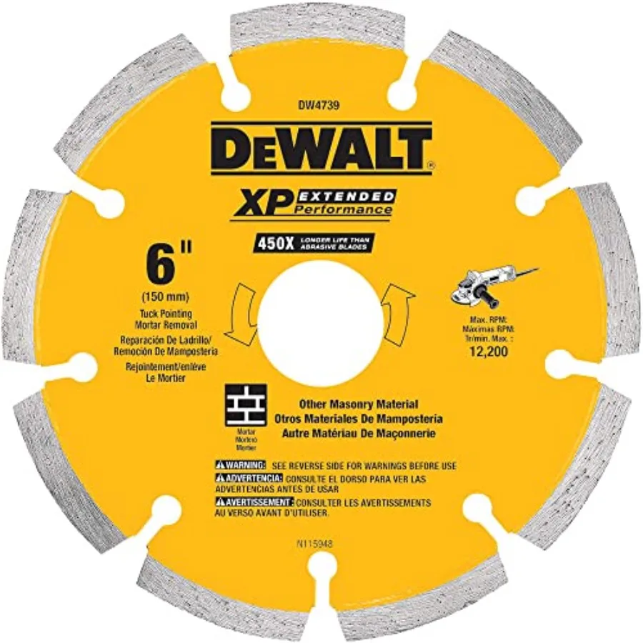 

DW4739 0.250 XP Diamond Tuck Point Blade 6-Inch