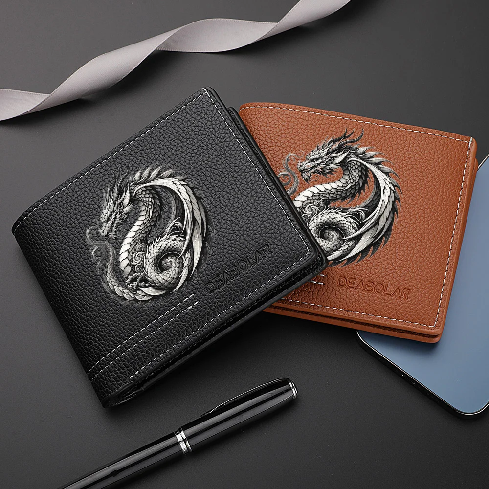 Men's Short Pu Leat…