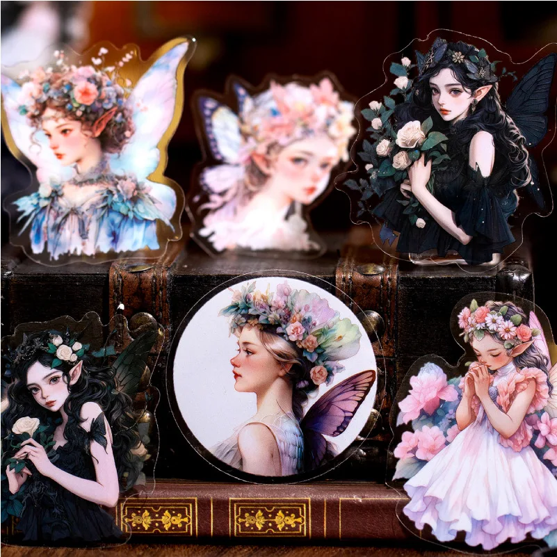 8pcs Kawaii Stationery Stickers Believers in Romance DIY Craft Scrapbooking Album Junk Journal Happy Planner Diary
