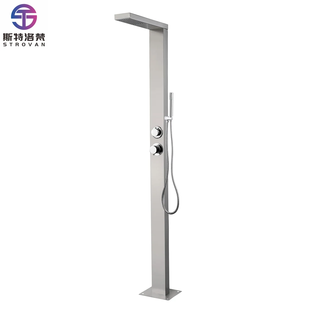 

Vaguel Good Quality Bath Hot Cold Water Swimming Pool Shower Panel Outdoor Shower Mixed Faucet