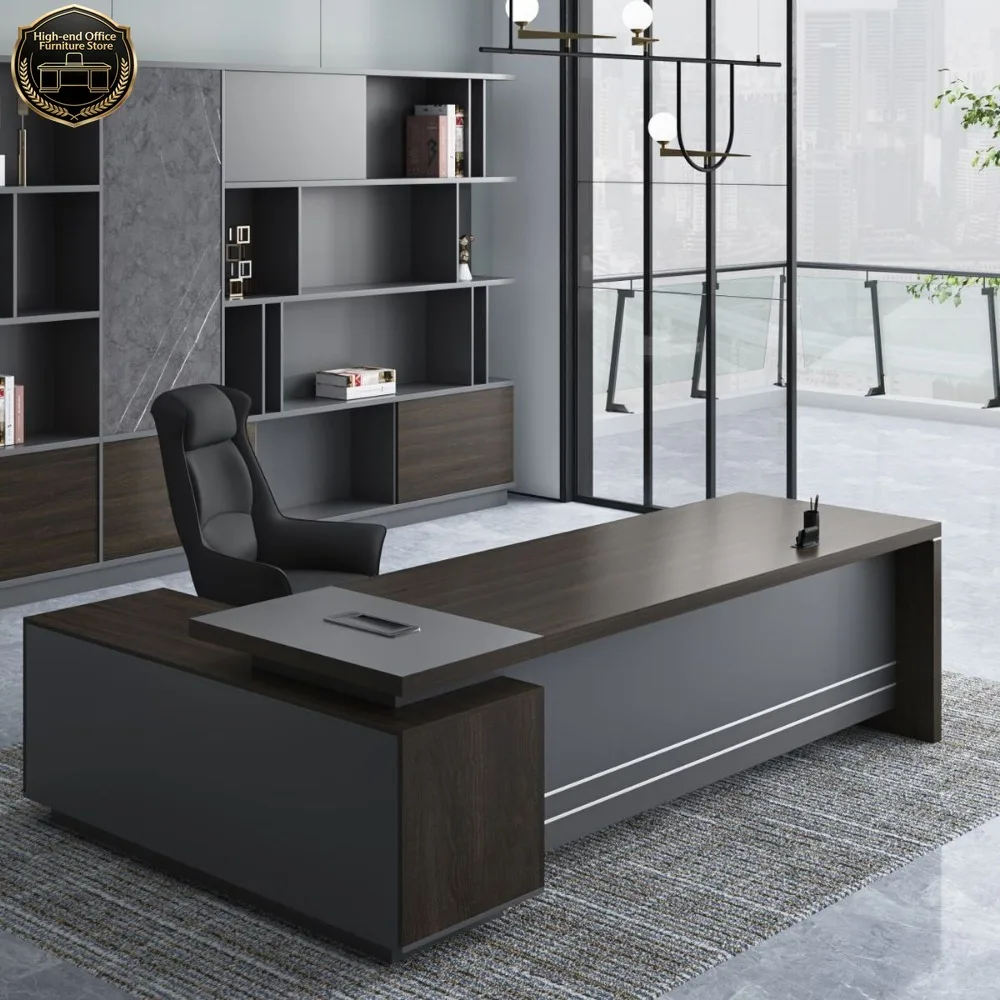 (VIP3) Modern simple and elegant office furniture manager desk large class desk and chair combination