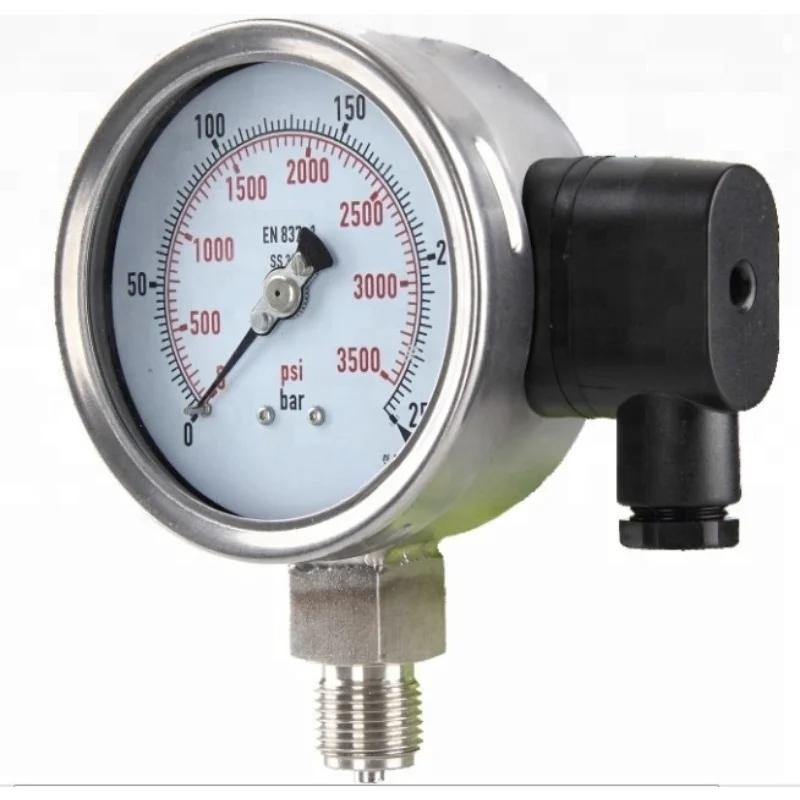 2-wire electrical output process table showing 4-20mA MOD.321 pressure gauge for the chemical petrochemical oil and gas industry