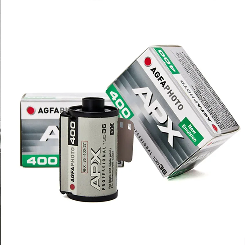 1-5 Rolls AGFA APX 400 APX 100 135mm Black&White Professional ISO 400 ISO 100 Film 36 Exposure Per Roll (Expiration Date: 2025)