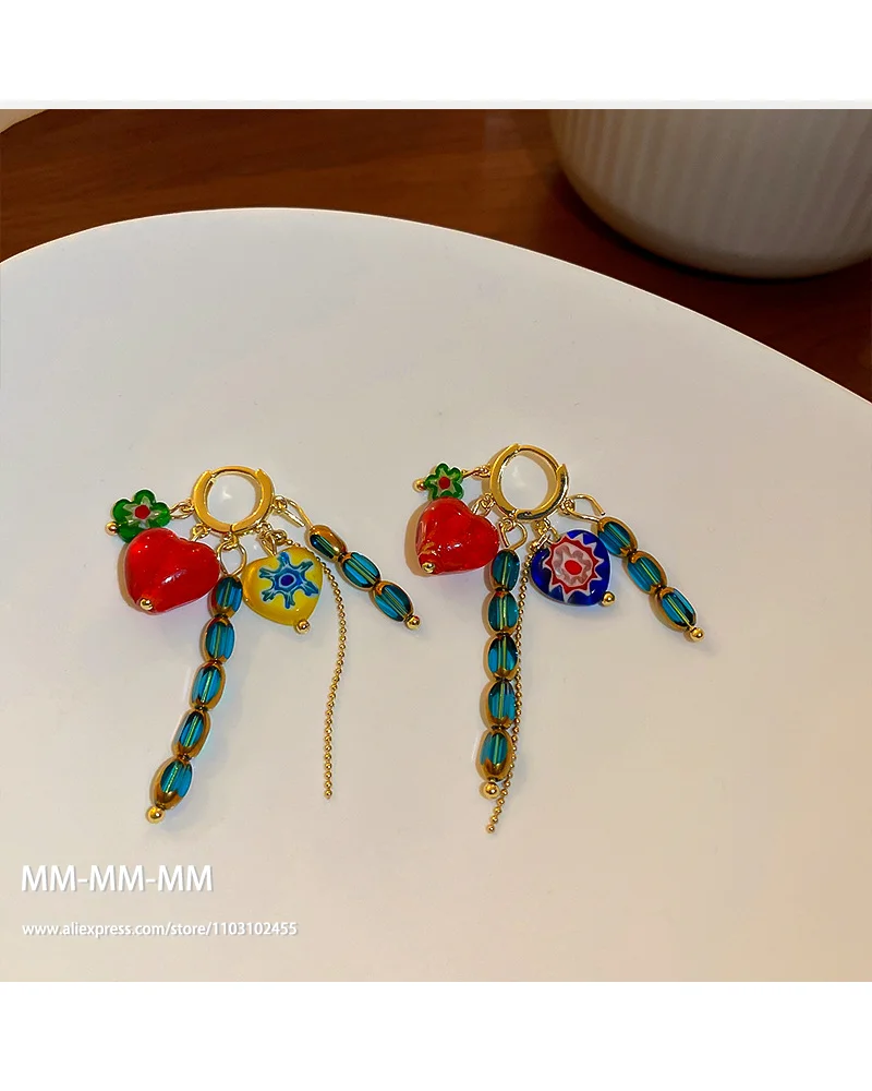 MM Bohemia Earclip Earrings for Cute Women Girls 2023 Personality Design High Quality Jewelry Christmas Party