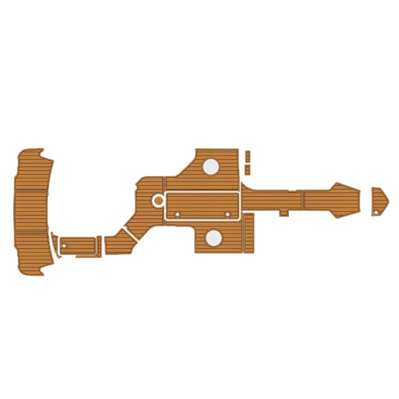 

Самоклеящаяся палубная палуба из пены EVA для Sea Ray 250 SLX 2016-2022 годов, накладка на кокпит и палубу для плавания, напольное покрытие из пены EVA под тик