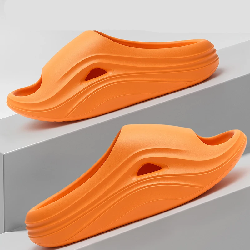 Pantuflas Eva de Suela Gruesa Antideslizantes para Hombre, Verano 2026, Pantuflas de Playa con Plataforma Suave para Mujer, Pantuflas para Interiores, Exteriores, Ducha y Baño