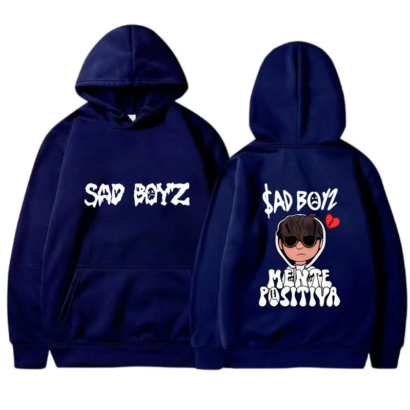 Spring Men's Hoodies Junior H Sad Boys Harajuku Girls Hip Hop Pullover Fancy Music Gift Casual Loose Comfortable Sweatshirt