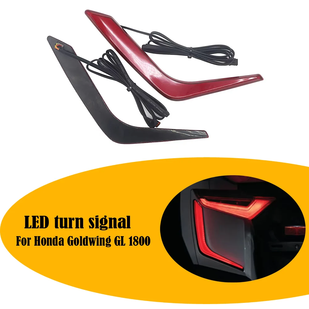 

LED Rear Saddlebag Accents Lights Motorcycle For Honda Goldwing GL1800 GL1800 F6B 2018 2019 2020-UP Decorative Turn Signal