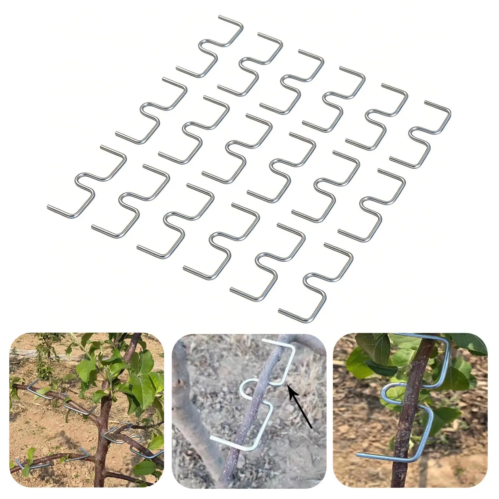 50Pcs Bonsai Branch Support Bender, Trees Branches Bending Fixing Tool, Fruit Branch Spreaders for Farmer Gift