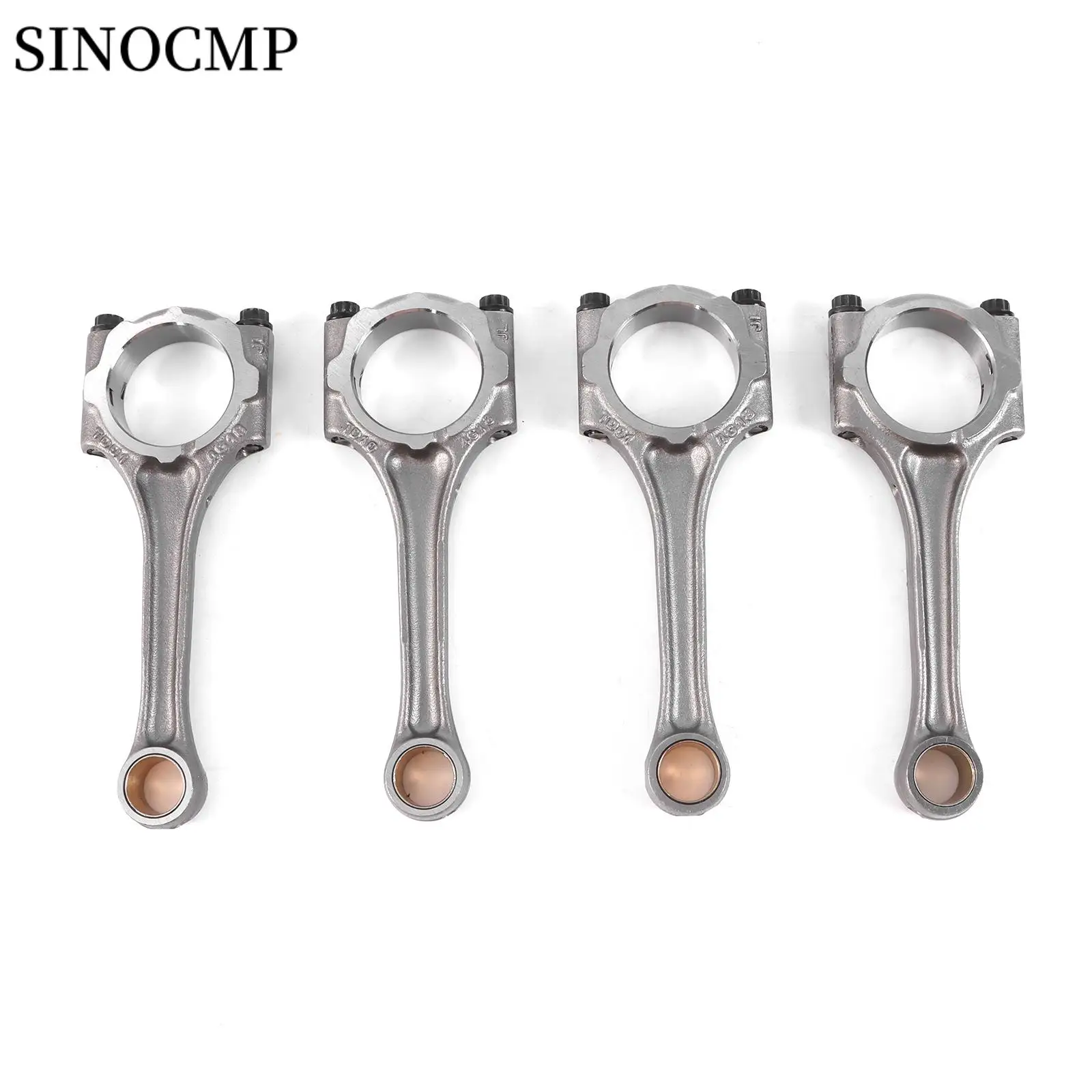 

4 шт. шатунов 13201-29177 для Toyota Corolla Celica GT Prizm 1.8L 1ZZFE 1998-2008 годов, для Chevrolet Prizm 1.8L 1998-2002 годов