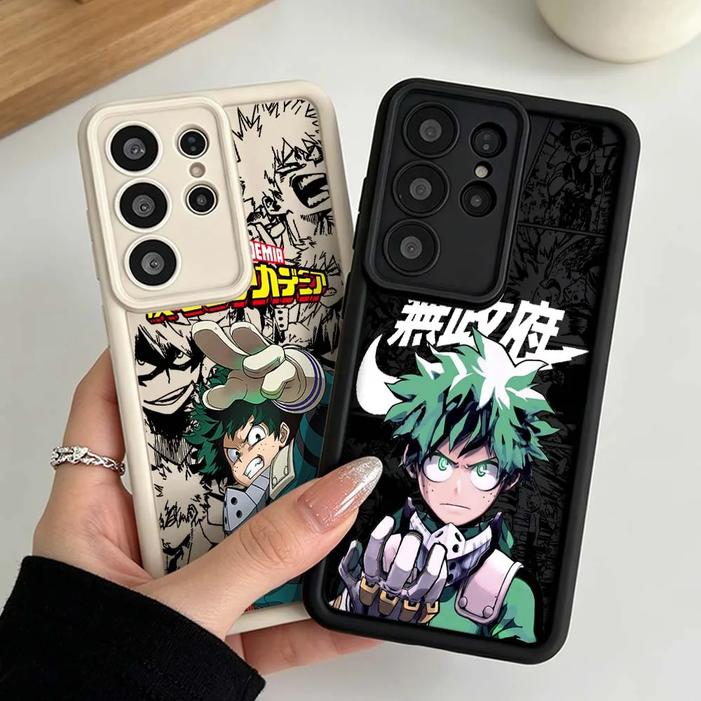 My Hero Academia Phone Case For Samsung Galaxy S26 S25 S24 S23 S22 S21 S20 Ultra Plus FE Eye Ladder Silicone Cover