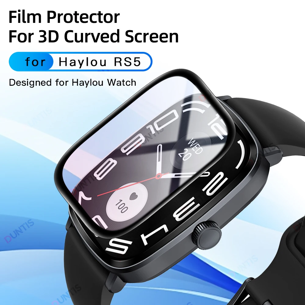 3 Pack For Haylou RS5 Screen Protector Anti-scratch Film For Haylou RS 5 All Around Coverage Protective Film Accessories