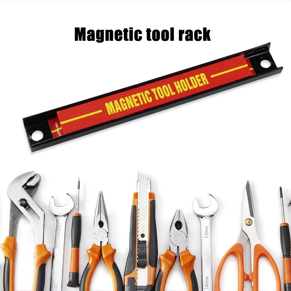 Magnetic Tool Holder Storage Organizer Heavy Duty Magnetic Tool Bar Metal Magnet Storage Tool Organizer for Workshop Garage Home